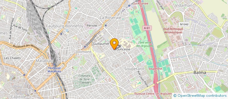 localisation de l'entreprise MONSIEUR SEBASTIEN AUBERT  TOULOUSE
