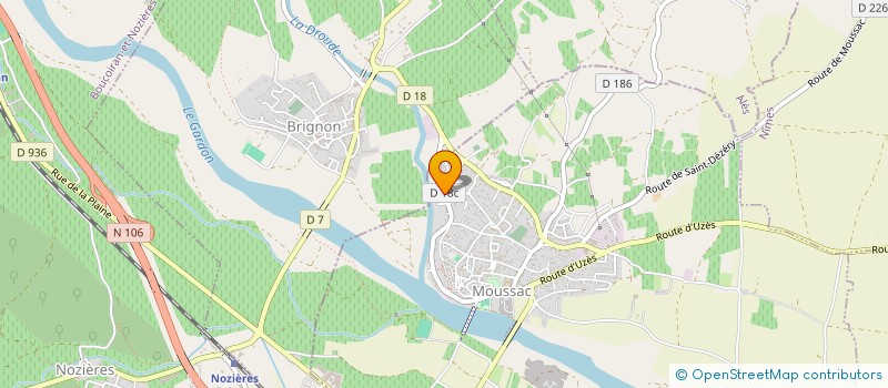 localisation de l'entreprise MONSIEUR SEBASTIEN AUBERT  ALES