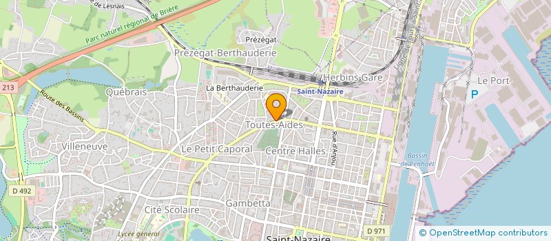 localisation de l'entreprise MONSIEUR SEBASTIEN AUBINAIS  SAINT-NAZAIRE