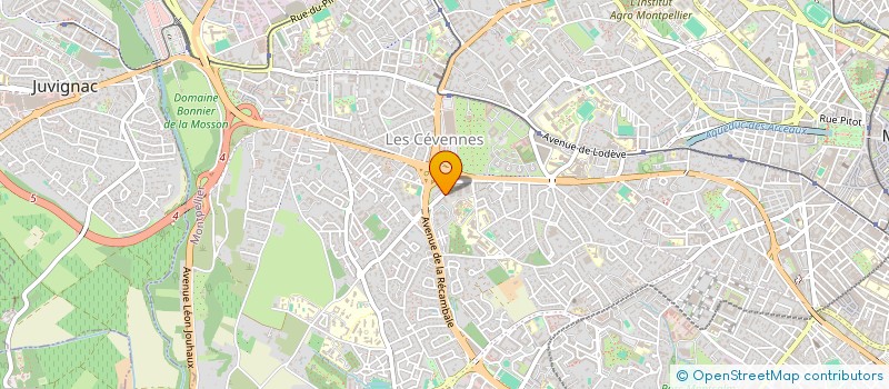 localisation de l'entreprise MONSIEUR SEBASTIEN AUBRY à MONTPELLIER