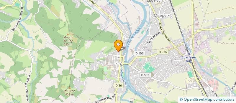 localisation de l'entreprise MONSIEUR SEBASTIEN AUDIDIER  NAY