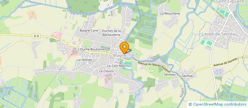 localisation de l'entreprise MONSIEUR SEBASTIEN AUDIS  MAGNE