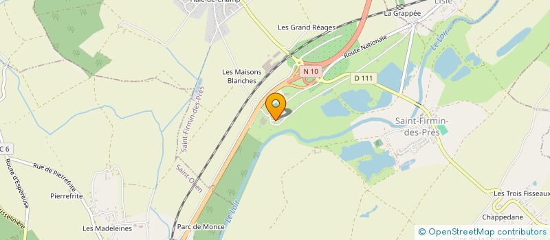 localisation de l'entreprise MONSIEUR SEBASTIEN AUNAY  SAINT-FIRMIN-DES-PRES