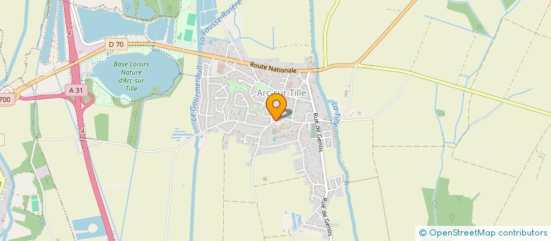 localisation de l'entreprise MONSIEUR SEBASTIEN AUROUX  ARC-SUR-TILLE