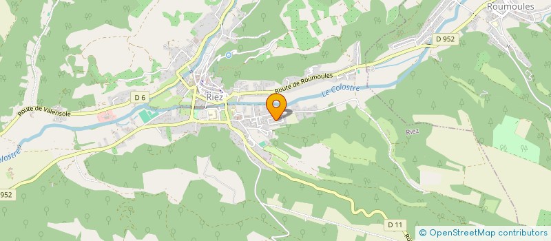 localisation de l'entreprise MONSIEUR SEBASTIEN AURRIC à RIEZ