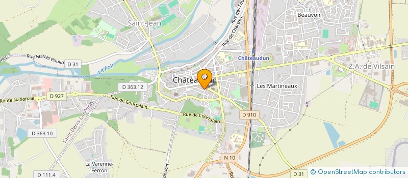 localisation de l'entreprise MONSIEUR SEBASTIEN AUVINET à CHATEAUDUN