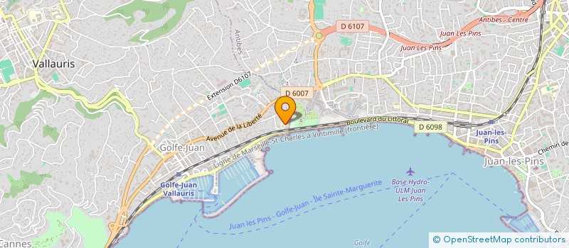 localisation de l'entreprise MONSIEUR SEBASTIEN AVENA à VALLAURIS