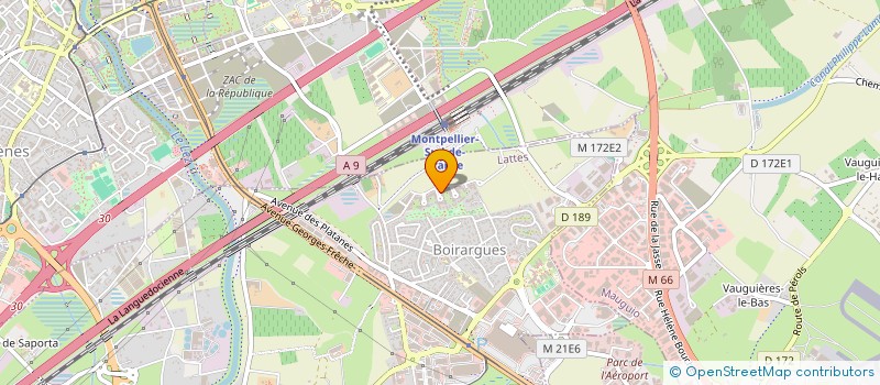 localisation de l'entreprise MONSIEUR SEBASTIEN AYACHE à LATTES