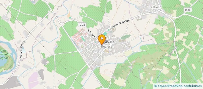 localisation de l'entreprise MONSIEUR SEBASTIEN AYMARD  THEZAN-LES-BEZIERS