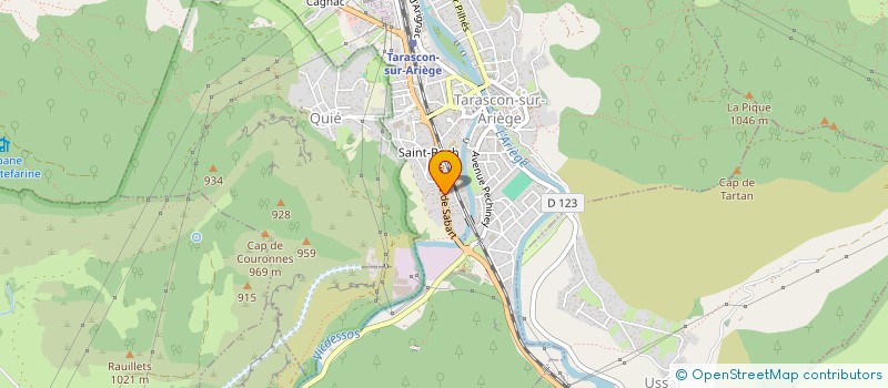 localisation de l'entreprise MONSIEUR SEBASTIEN BABE à TARASCON-SUR-ARIEGE