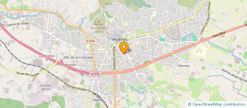 localisation de l'entreprise MONSIEUR SEBASTIEN BABIN  HYERES