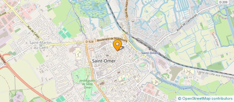 localisation de l'entreprise MONSIEUR SEBASTIEN BACQUET  SAINT-OMER