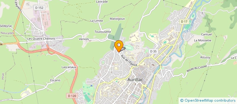 localisation de l'entreprise MONSIEUR SEBASTIEN BADUEL à LABROUSSE