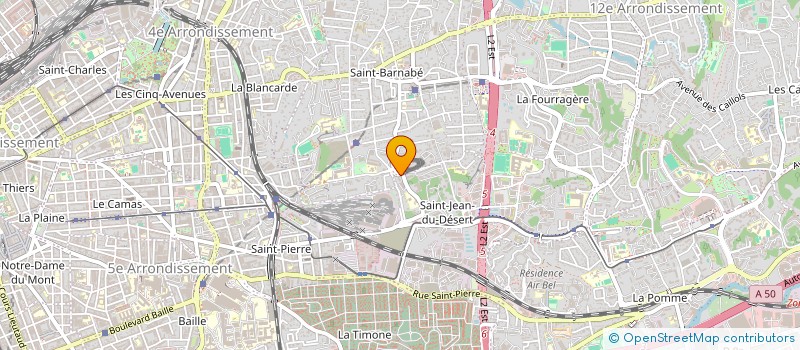 localisation de l'entreprise MONSIEUR SEBASTIEN BAGARD  MARSEILLE