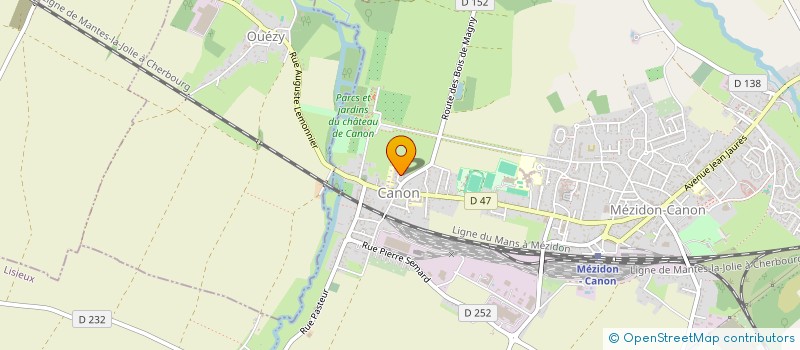 localisation de l'entreprise MONSIEUR SEBASTIEN BAGOT  ERNES