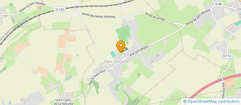 localisation de l'entreprise MONSIEUR SEBASTIEN BAILLARD  PARC-D'ANXTOT