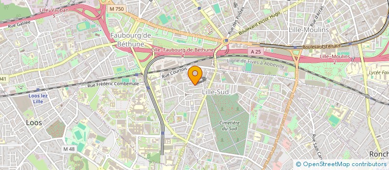 localisation de l'entreprise MONSIEUR SEBASTIEN BAILLEUL à LILLE