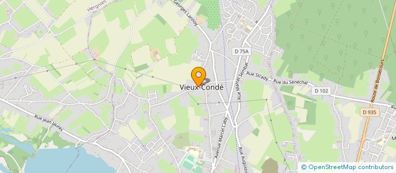 localisation de l'entreprise MONSIEUR SEBASTIEN BAILLY  VIEUX-CONDE