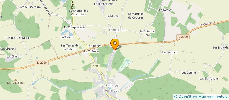 localisation de l'entreprise MONSIEUR SEBASTIEN BAINARD à LA SELLE-EN-HERMOY