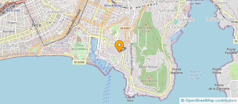 localisation de l'entreprise MONSIEUR SEBASTIEN BALLANGER à NICE