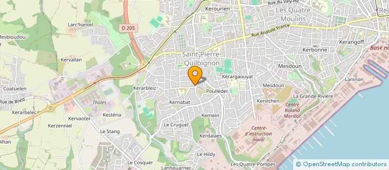 localisation de l'entreprise MONSIEUR SEBASTIEN BALLAY à BREST