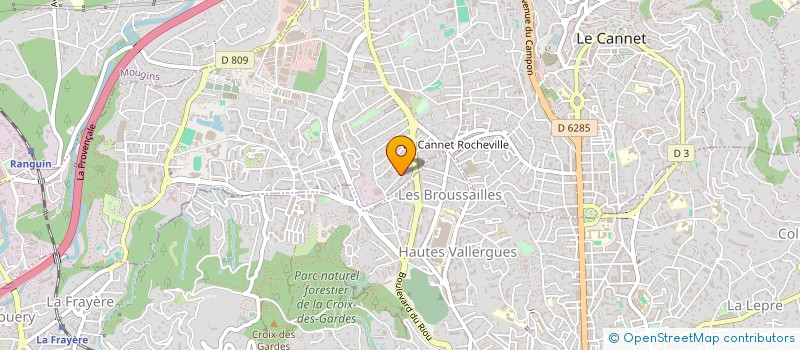 localisation de l'entreprise MONSIEUR SEBASTIEN BALLESTEROS à LE CANNET