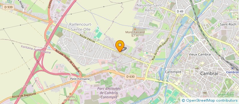 localisation de l'entreprise MONSIEUR SEBASTIEN BALOGH  NEUVILLE-SAINT-REMY