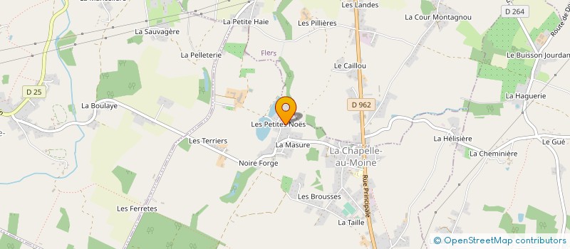 localisation de l'entreprise MONSIEUR SEBASTIEN BANCQUART à LA CHAPELLE-AU-MOINE