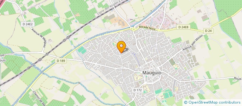 localisation de l'entreprise MONSIEUR SEBASTIEN BANON  MAUGUIO