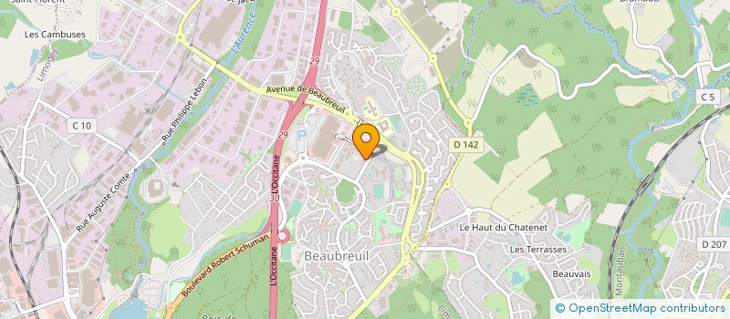 localisation de l'entreprise MONSIEUR SEBASTIEN BARA à LIMOGES