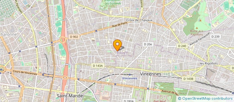 localisation de l'entreprise MONSIEUR SEBASTIEN BARBA-LATA à MONTREUIL