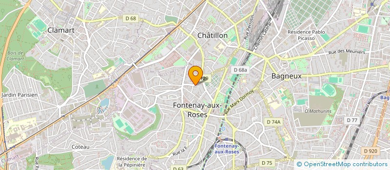 localisation de l'entreprise MONSIEUR SEBASTIEN BARBARA à FONTENAY-AUX-ROSES