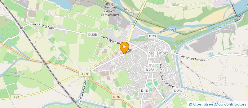 localisation de l'entreprise MONSIEUR SEBASTIEN BARBIER  MALLEMORT