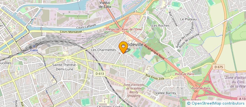 localisation de l'entreprise MONSIEUR SEBASTIEN BARBIER  MONDEVILLE