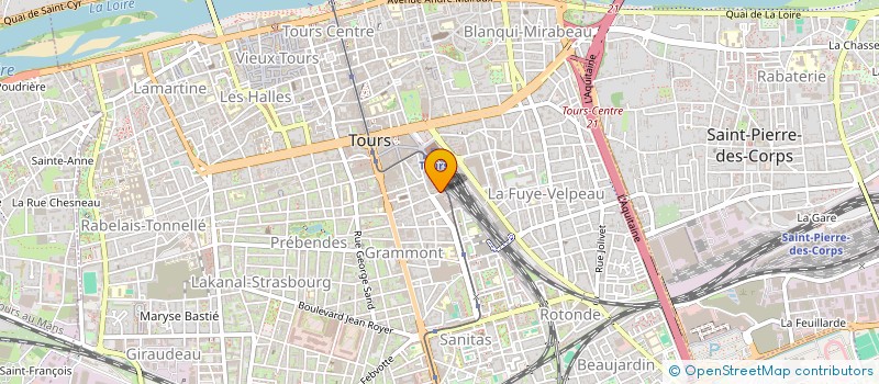 localisation de l'entreprise MONSIEUR SEBASTIEN BARBIER  TOURS