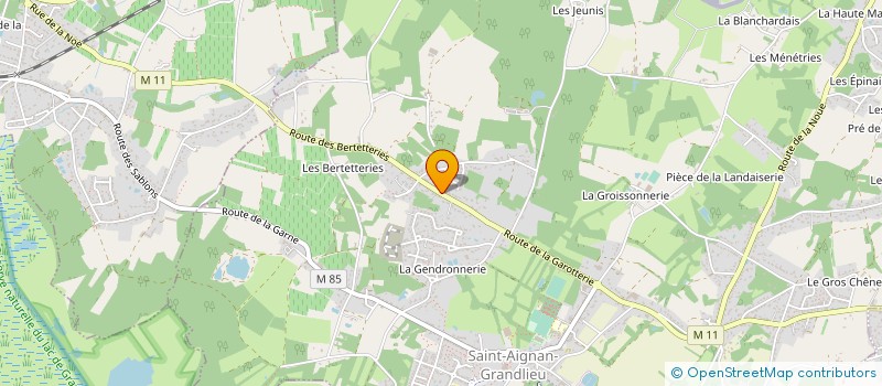 localisation de l'entreprise MONSIEUR SEBASTIEN BARBIER à SAINT-AIGNAN-GRANDLIEU