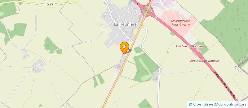 localisation de l'entreprise MONSIEUR SEBASTIEN BARBIER  DOUAINS