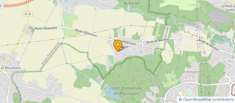 localisation de l'entreprise MONSIEUR SEBASTIEN BARBIER  JOUARS-PONTCHARTRAIN