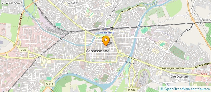 localisation de l'entreprise MONSIEUR SEBASTIEN BARBOT  CARCASSONNE