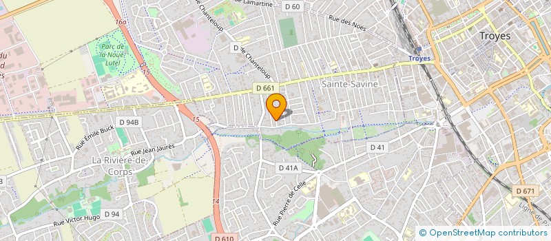 localisation de l'entreprise MONSIEUR SEBASTIEN BARCELO  SAINTE-SAVINE