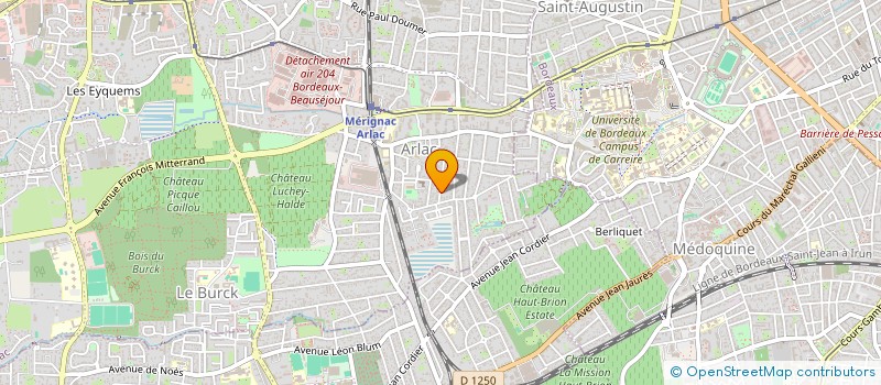 localisation de l'entreprise MONSIEUR SEBASTIEN BARES  MERIGNAC