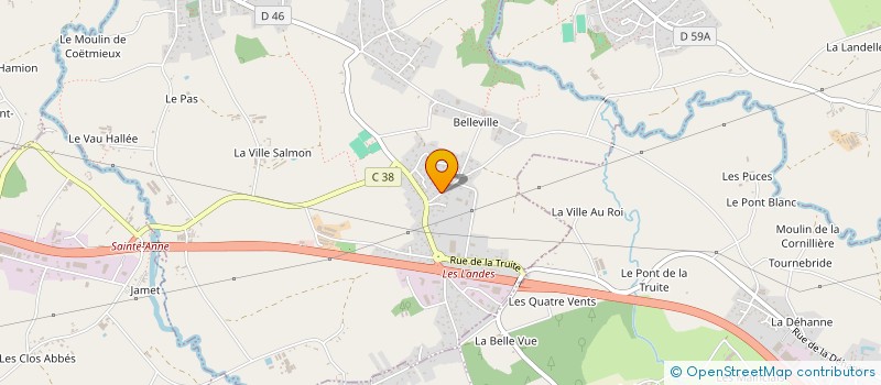 localisation de l'entreprise MONSIEUR SEBASTIEN BARLESI  COETMIEUX