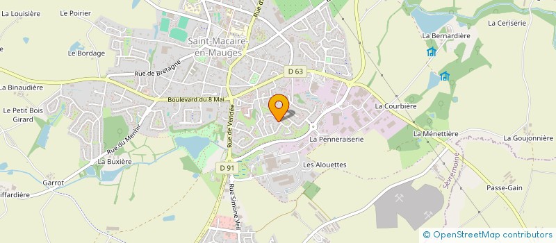 localisation de l'entreprise MONSIEUR SEBASTIEN BARON à LYS-HAUT-LAYON