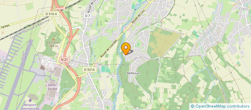 localisation de l'entreprise MONSIEUR SEBASTIEN BARON  JUILLAN