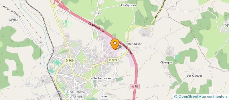 localisation de l'entreprise MONSIEUR SEBASTIEN BARRANDON  SAINT-CHELY-D'APCHER