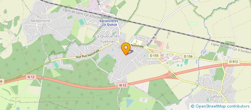 localisation de l'entreprise MONSIEUR SEBASTIEN BARRAULT  LA QUEUE-LES-YVELINES