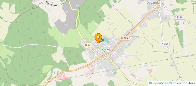 localisation de l'entreprise MONSIEUR SEBASTIEN BARRE  ARCEY