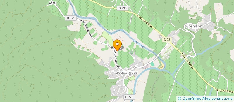 localisation de l'entreprise MONSIEUR SEBASTIEN BARRE  GOUDARGUES