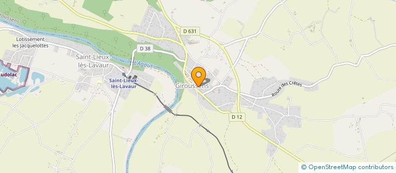 localisation de l'entreprise MONSIEUR SEBASTIEN BARRERE à GIROUSSENS