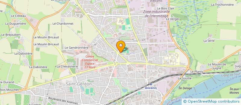 localisation de l'entreprise MONSIEUR SEBASTIEN BARRIO  ANCENIS-SAINT-GEREON